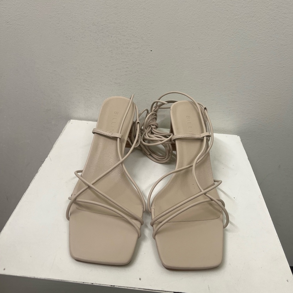 Strappy Square Toe